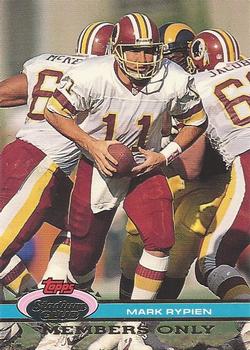 #NNO Mark Rypien - Washington Redskins - 1991 Stadium Club Members Only
