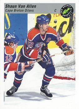 #64 Shaun Van Allen - Cape Breton Oilers - 1993 Classic Pro Prospects Hockey