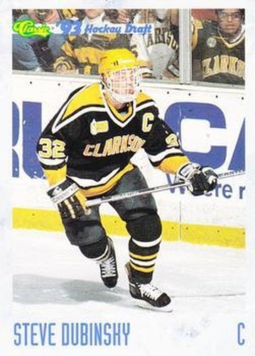 #64 Steve Dubinsky - Clarkson Golden Knights - 1993 Classic '93 Hockey Draft Hockey