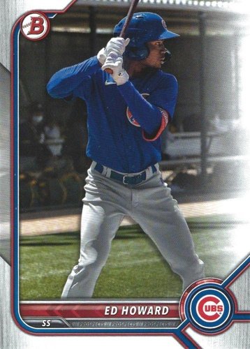 #BP-64 Ed Howard - Chicago Cubs - 2022 Bowman - Prospects Baseball