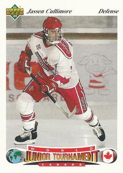 #64 Jassen Cullimore - Canada - 1991-92 Upper Deck Czech World Juniors Hockey