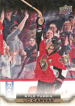 #C64 Kyle Turris - Ottawa Senators - 2015-16 Upper Deck - UD Canvas Hockey