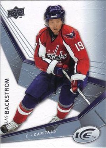 #64 Nicklas Backstrom - Washington Capitals - 2008-09 Upper Deck Ice Hockey