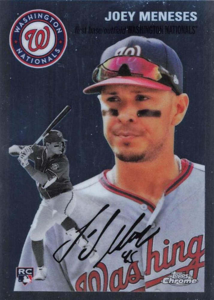 #64 Joey Meneses - Washington Nationals - 2023 Topps Chrome Platinum Anniversary Baseball