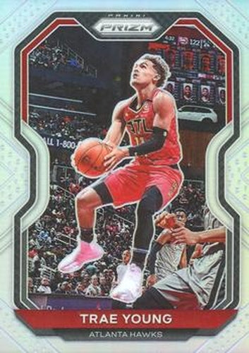 #64 Trae Young - Atlanta Hawks - 2020-21 Panini Prizm - Silver Prizms Basketball