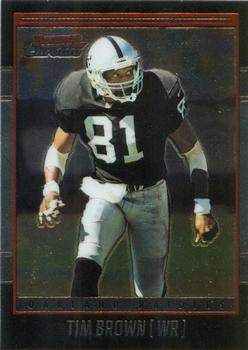 #64 Tim Brown - Oakland Raiders - 2001 Bowman Chrome Football