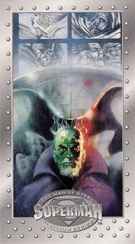 #64 Panic in the Sky! - 1994 SkyBox Superman Man of Steel Platinum Series