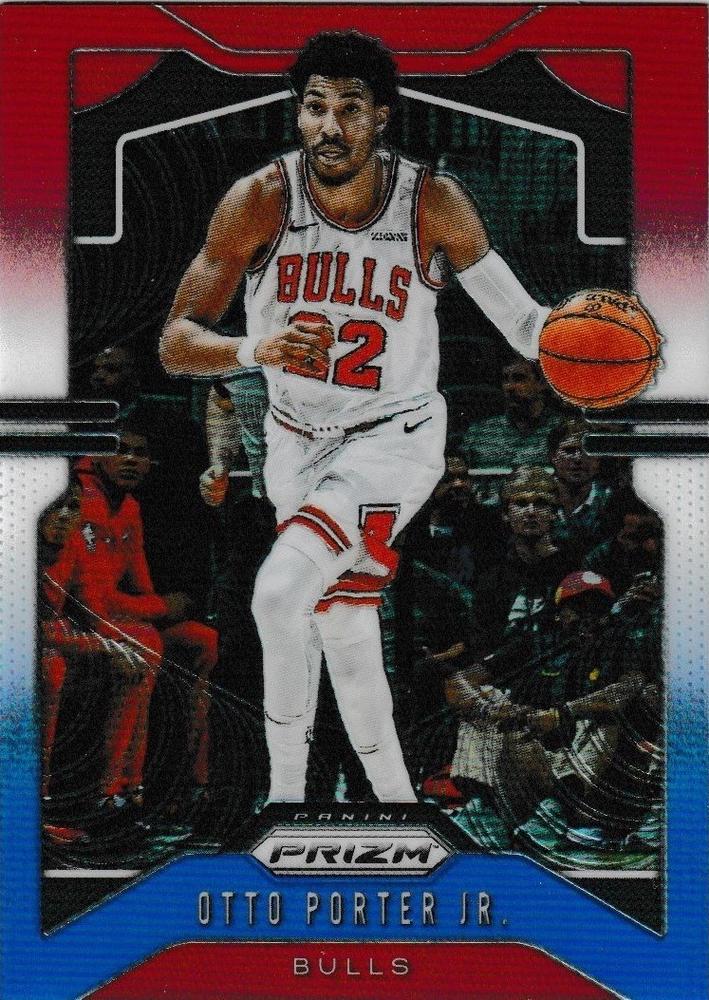 #64 Otto Porter Jr. - Chicago Bulls - 2019-20 Panini Prizm - Prizms Red White and Blue Basketball