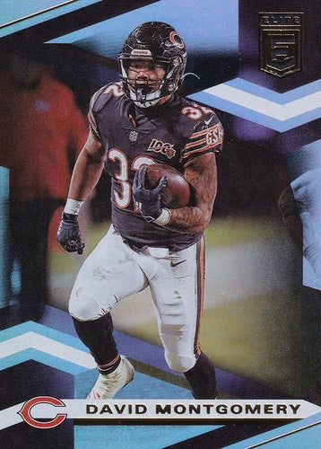 #64 David Montgomery - Chicago Bears - 2020 Donruss Elite Football