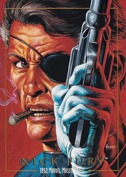 #64 Nick Fury - 1992 SkyBox Marvel Masterpieces