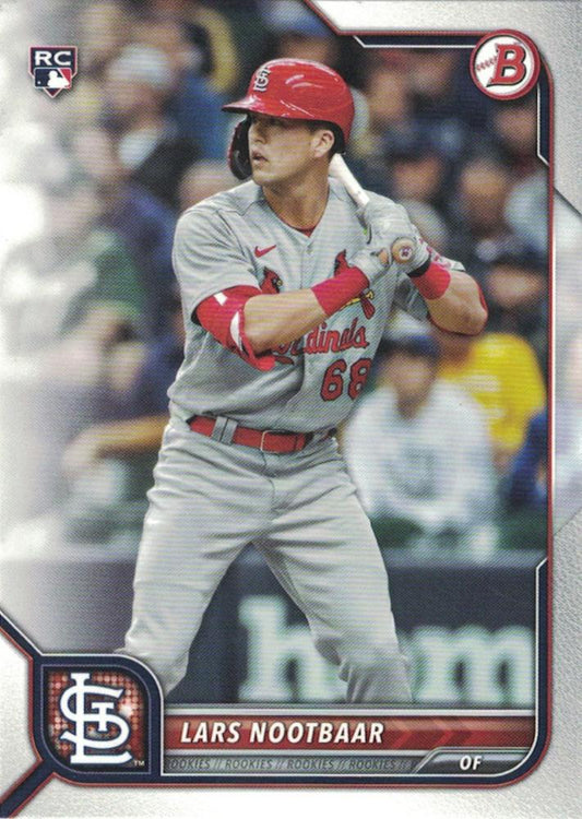 #64 Lars Nootbaar - St. Louis Cardinals - 2022 Bowman Baseball