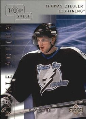 #64b Thomas Ziegler - Tampa Bay Lightning - 2001-02 Upper Deck Top Shelf Hockey