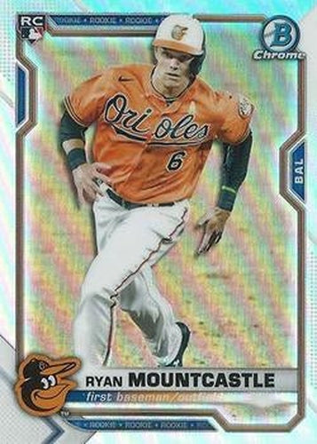 #64b Ryan Mountcastle - Baltimore Orioles - 2021 Bowman Chrome Baseball