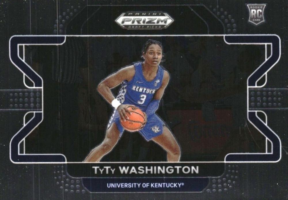 #64b TyTy Washington Jr. - Kentucky Wildcats - 2022 Panini Prizm Draft Picks Basketball