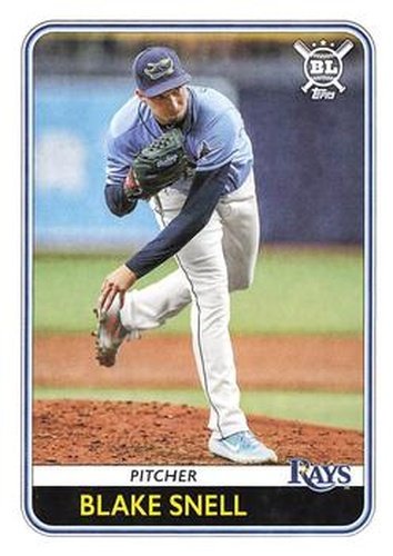 #65 Blake Snell - Tampa Bay Rays - 2020 Topps Big League Baseball