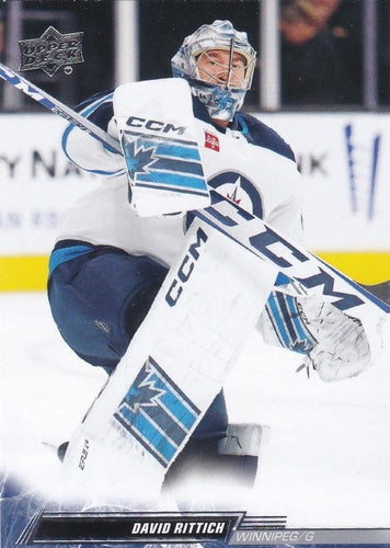 #650 David Rittich - Winnipeg Jets - 2022-23 Upper Deck Hockey