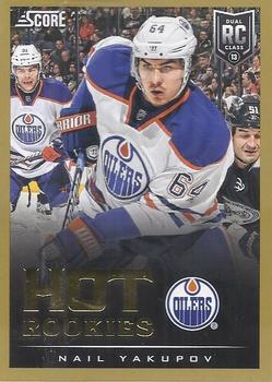 #650 Nail Yakupov - Edmonton Oilers - 2013-14 Score - Gold Hockey