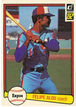 #650 Felipe Alou - Montreal Expos - 1982 Donruss Baseball