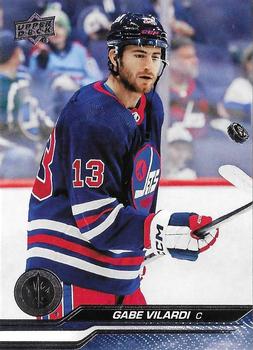 #650 Gabe Vilardi - Winnipeg Jets -2023-24 Upper Deck Hockey
