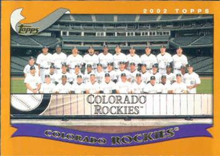 #650 Colorado Rockies - Colorado Rockies - 2002 Topps Baseball