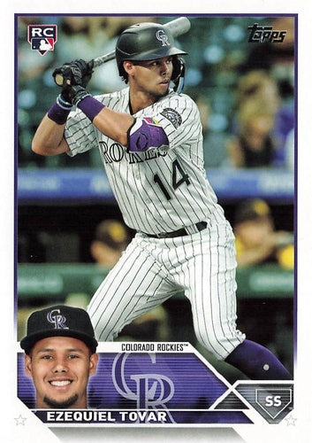 #651 Ezequiel Tovar - Colorado Rockies - 2023 Topps Baseball