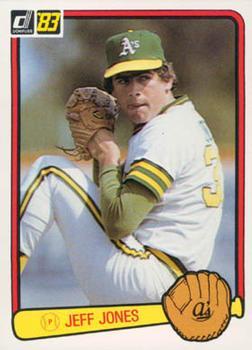 #651 Jeff Jones - Oakland Athletics - 1983 Donruss Baseball