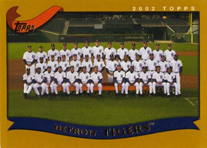 #651 Detroit Tigers - Detroit Tigers - 2002 Topps Baseball