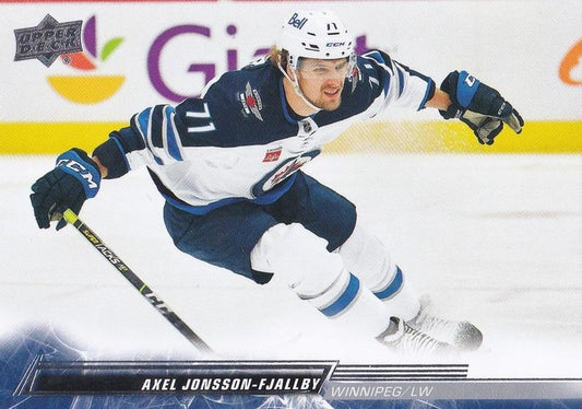 #652 Axel Jonsson-Fjallby - Winnipeg Jets - 2022-23 Upper Deck Hockey