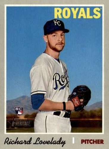 #652 Richard Lovelady - Kansas City Royals - 2019 Topps Heritage Baseball