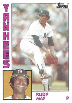 #652 Rudy May - New York Yankees - 1984 Topps Baseball