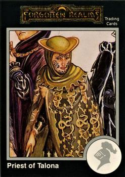 #652 Priest of Talona Lady of Poison - 1991 TSR Advanced Dungeons & Dragons - Silver
