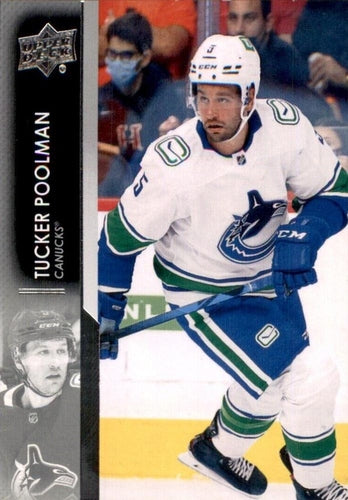 #652 Tucker Poolman - Vancouver Canucks - 2021-22 Upper Deck Hockey