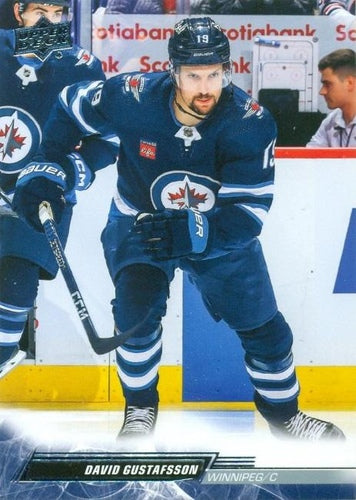 #653 David Gustafsson - Winnipeg Jets - 2022-23 Upper Deck Hockey