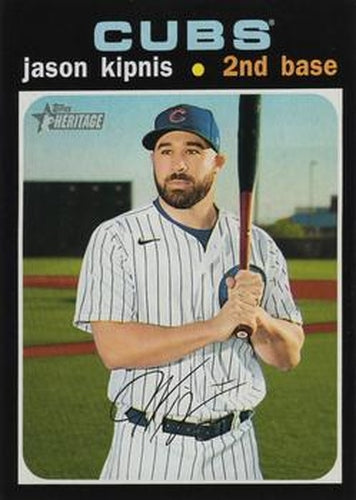 #653 Jason Kipnis - Chicago Cubs - 2020 Topps Heritage Baseball