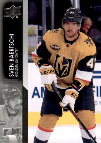 #653 Sven Baertschi - Vegas Golden Knights - 2021-22 Upper Deck Hockey