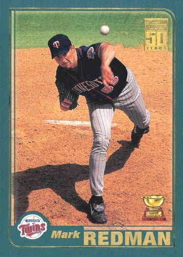 #653 Mark Redman - Minnesota Twins - 2001 Topps Baseball