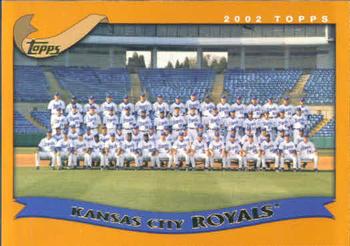 #654 Kansas City Royals - Kansas City Royals - 2002 Topps Baseball