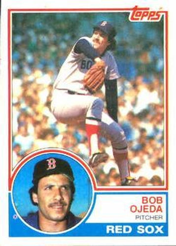 #654 Bob Ojeda - Boston Red Sox - 1983 Topps Baseball