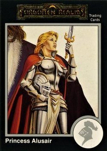#655 Princess Alusair - 1991 TSR Advanced Dungeons & Dragons - Silver