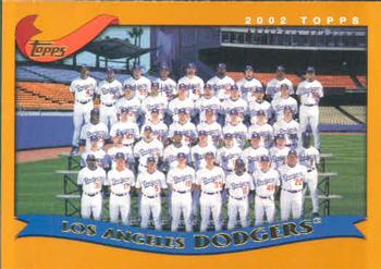 #655 Los Angeles Dodgers - Los Angeles Dodgers - 2002 Topps Baseball