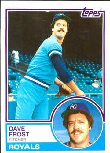 #656 Dave Frost - Kansas City Royals - 1983 Topps Baseball