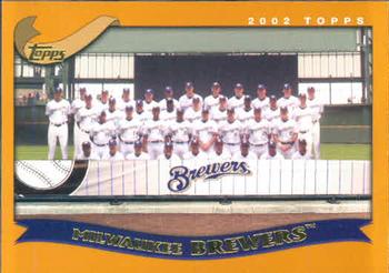 #656 Milwaukee Brewers - Milwaukee Brewers - 2002 Topps Baseball