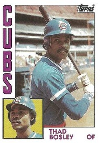 #657 Thad Bosley - Chicago Cubs - 1984 Topps Baseball
