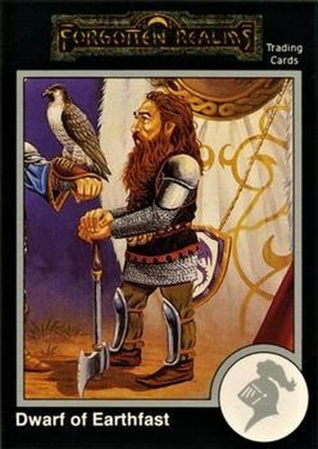 #657 Dwarf of Earthfast - 1991 TSR Advanced Dungeons & Dragons - Silver