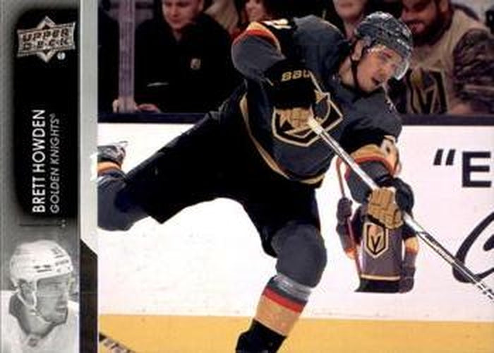 #657 Brett Howden - Vegas Golden Knights - 2021-22 Upper Deck Hockey