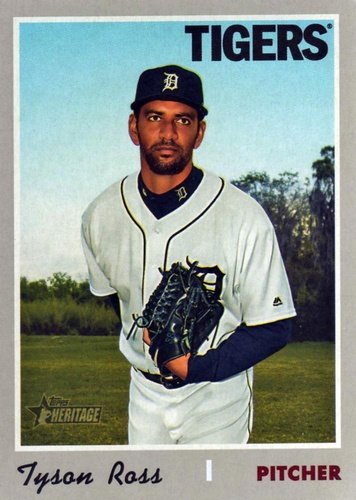 #658 Tyson Ross - Detroit Tigers - 2019 Topps Heritage Baseball