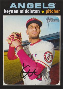 #658 Keynan Middleton - Los Angeles Angels - 2020 Topps Heritage Baseball