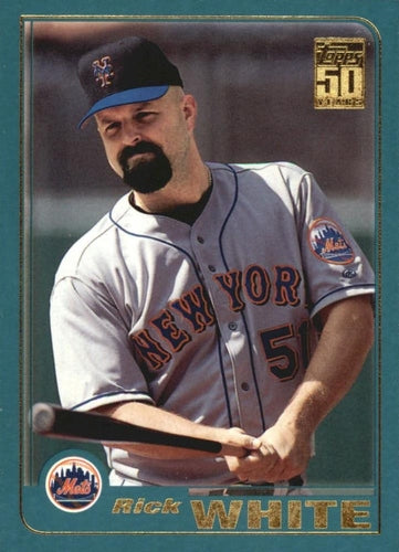 #658 Rick White - New York Mets - 2001 Topps Baseball