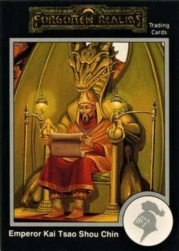 #658 Emperor Kai Tsao Shou Chin - 1991 TSR Advanced Dungeons & Dragons - Silver