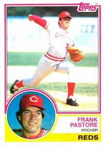 #658 Frank Pastore - Cincinnati Reds - 1983 Topps Baseball